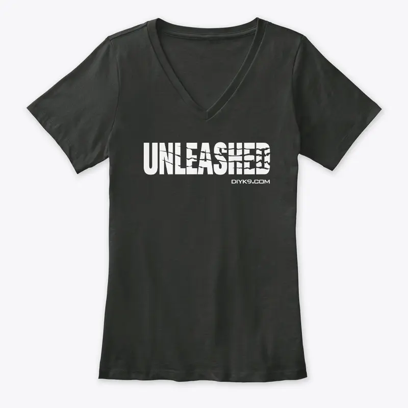 Unleashed & DIYK9.com Women's V-Neck